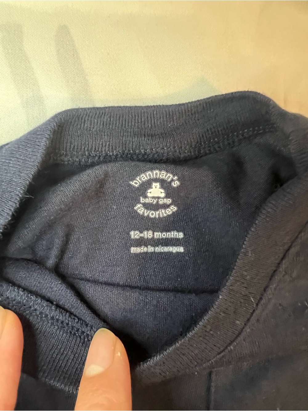 Set of 5 Baby Gap Long-Sleeve Crew Neck Tee Shirts Size 12-18 Months - Picture 11 of 16